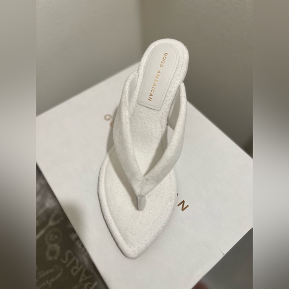 Good American acrylic wedge terry shoe - Picture 7 of 11